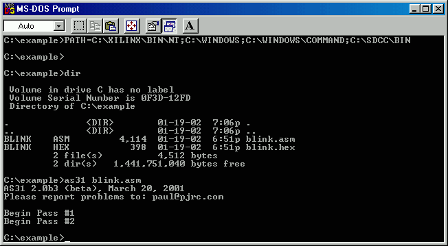 under ms-dos Top ms dos