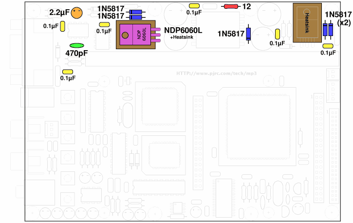 Parts Placement Illustration, Step 8