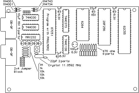 parts placement diagram
