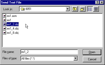 File Selection Dialog