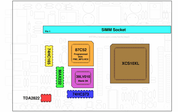 Parts Placement Illustration, Step 6-B