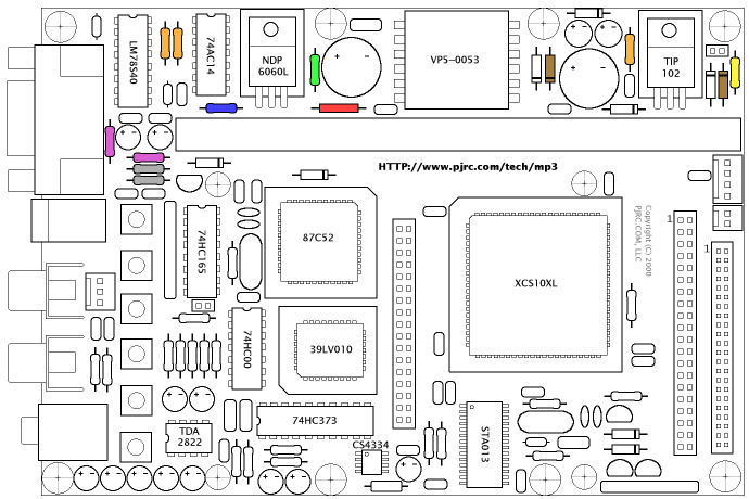 Parts Placement Illustration, Step 7
