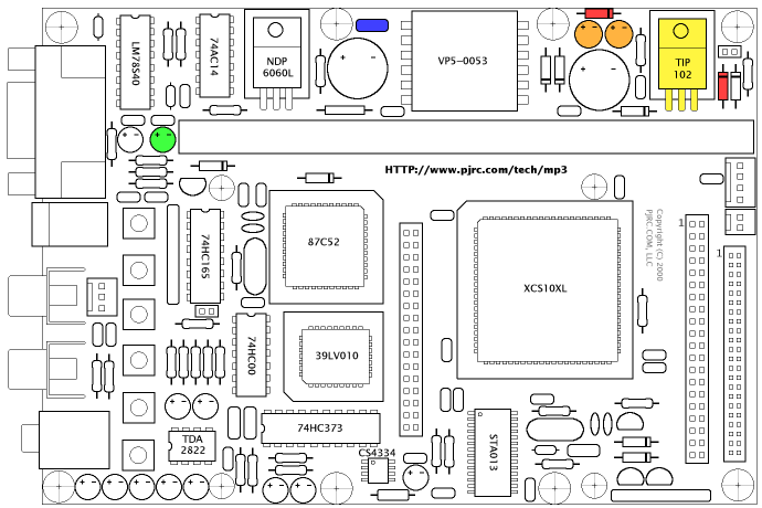 Parts Placement Illustration, Step 9