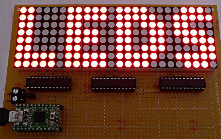 medlem trend har Matrix & Sprite Arduino Libraries, for a many-LED display!