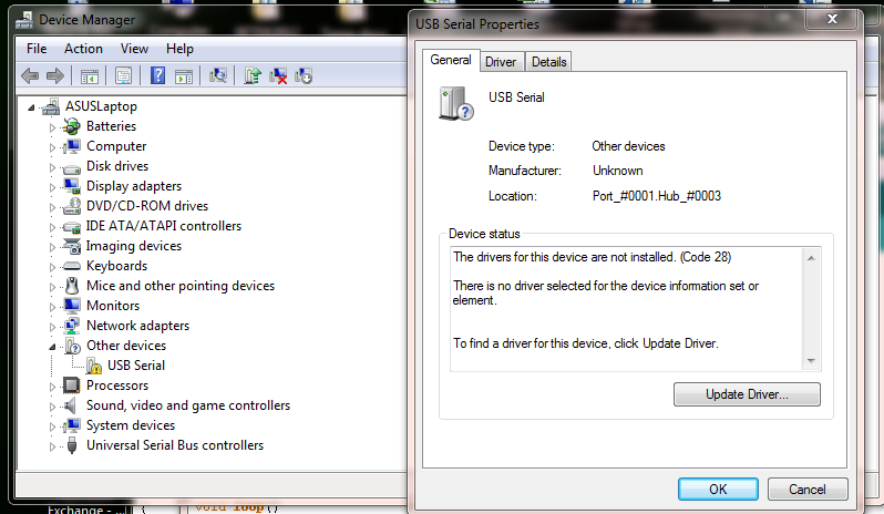 Usb Unknown    Windows 7 -  7