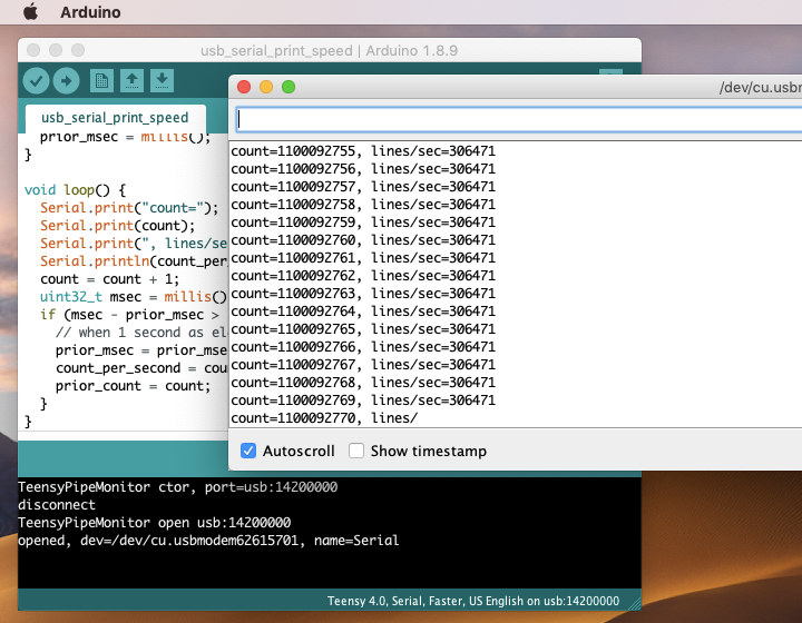 Angreb Generator tegnebog Improving Arduino Serial Monitor Performance