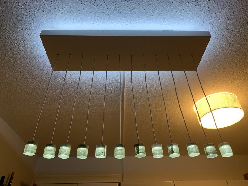Ikea Lack Table Lamp Clock